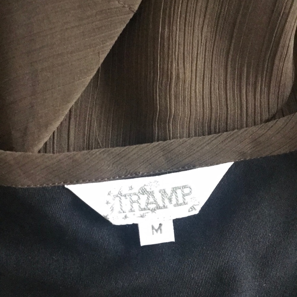 BROWN SILK DRESS. - Picture 7 of 8